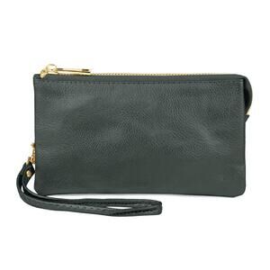 6814 Convertible Faux Leather Wallet Purse Clutch - Mini Handbag Detachable